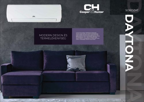 C&H Daytona CH-S18FTXD2-NG klímaberendezés 5,2 kW R32 - fehér